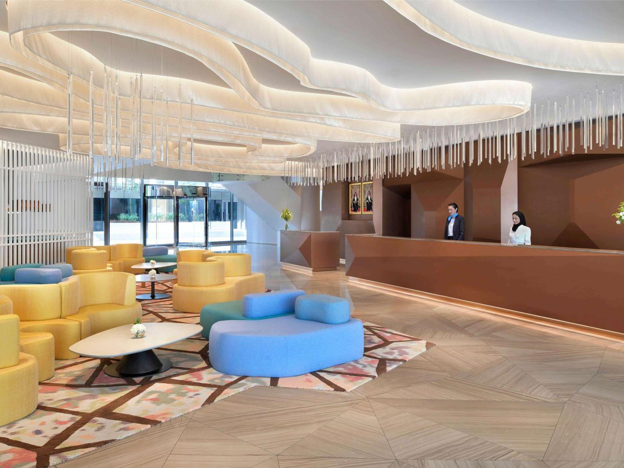 Moevenpick Hotel & Apartments Ghala Muscat Exterior photo Lobby