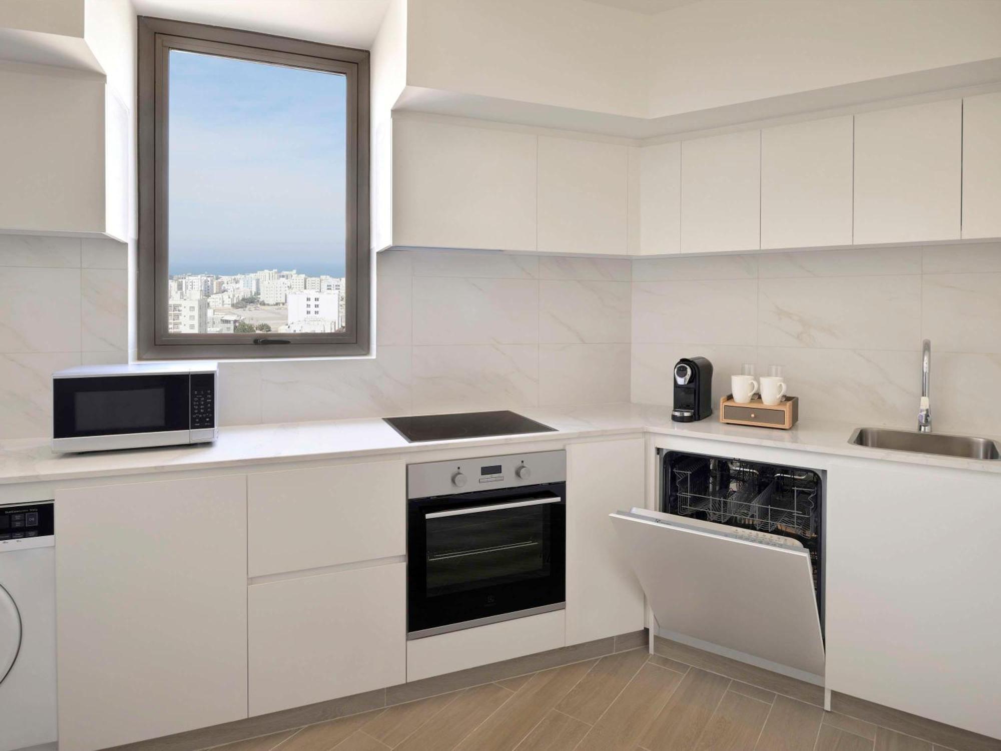 Moevenpick Hotel & Apartments Ghala Muscat Exterior photo A modern kitchen