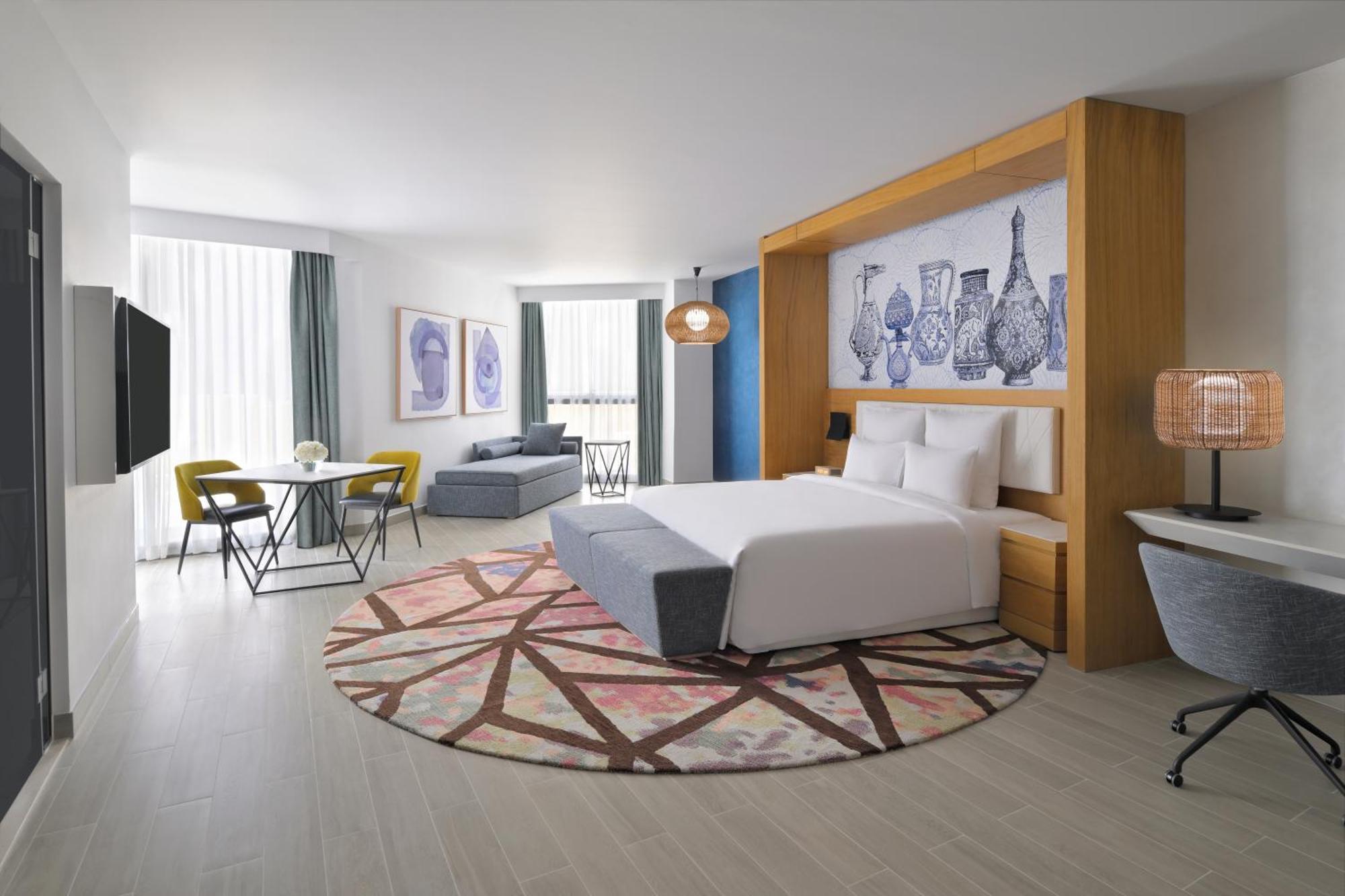 Moevenpick Hotel & Apartments Ghala Muscat Exterior photo A typical room at the hotel