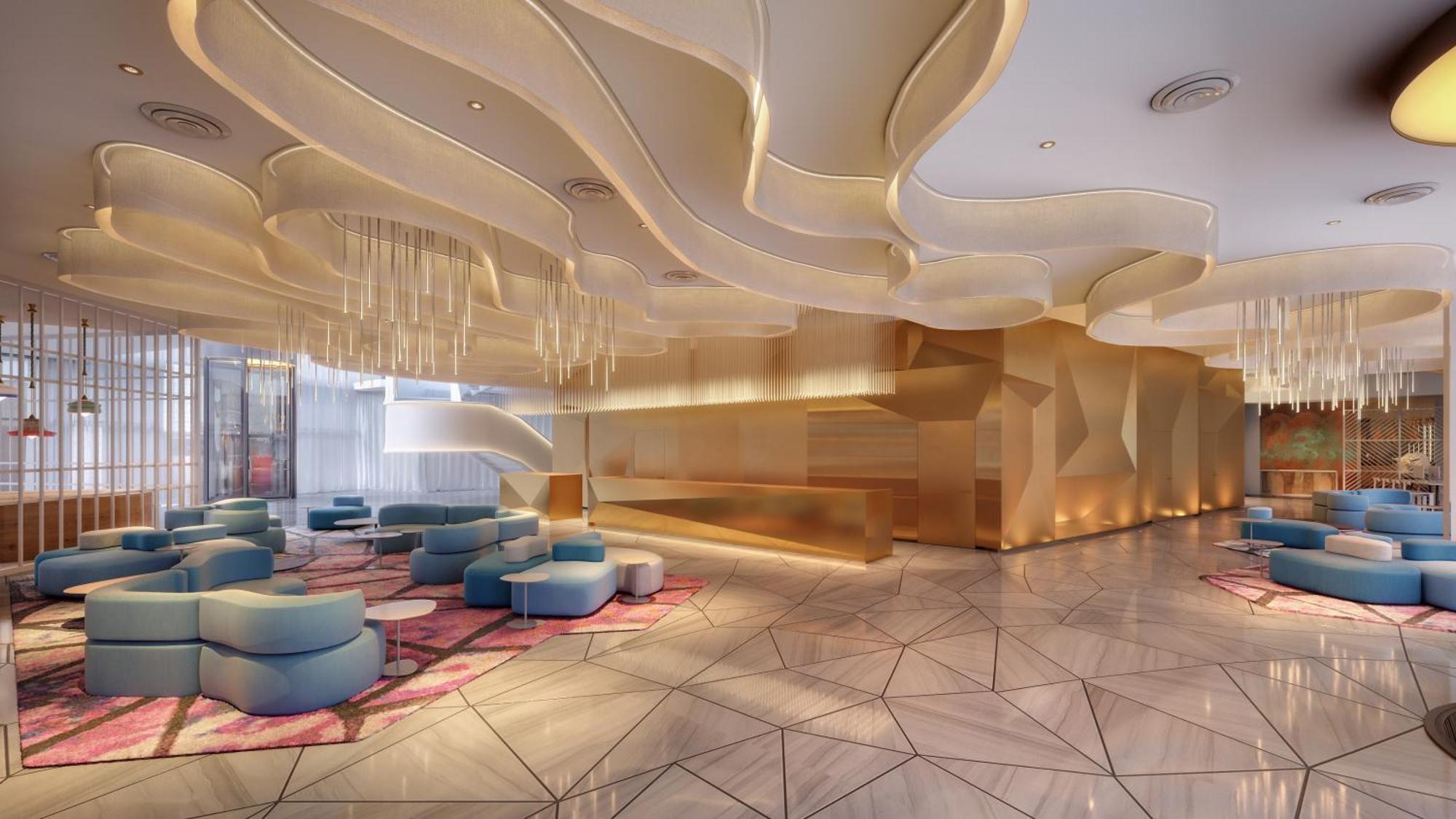 Moevenpick Hotel & Apartments Ghala Muscat Exterior photo The lobby of the hotel